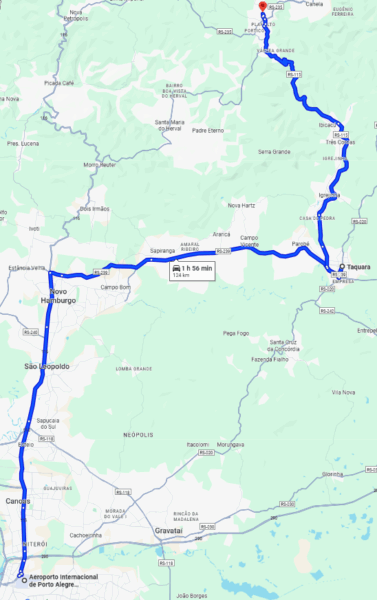 Imagem Maps da Rota Comum